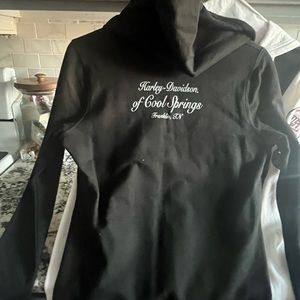 2 sweatshirts size small. 1 hoodie and 1 zip front hoodie never worn